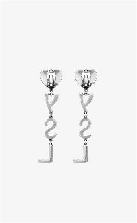 ysl clip on earrings|ysl opyum earrings.